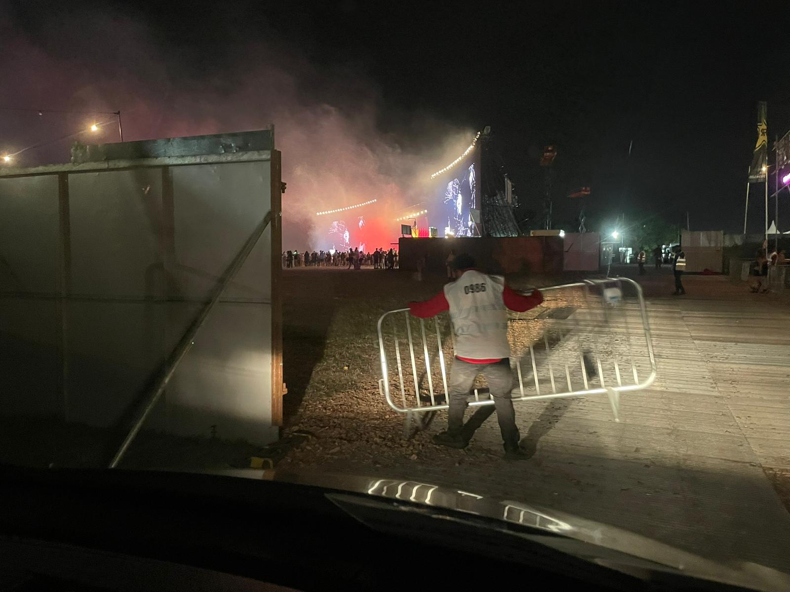 Private Chauffeur for Creamfields 2025 – Artist Transport & Backstage Logistics 3 Chauffeur vehicles cleared through backstage security at Creamfields 2025