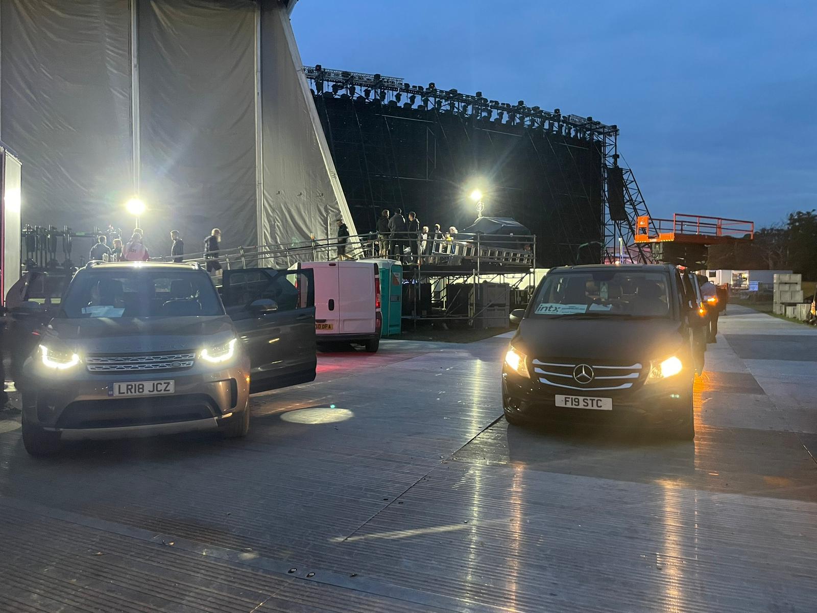 Private Chauffeur for Creamfields 2025 – Artist Transport & Backstage Logistics 2 Steel Yard stage artist pick-up logistics at Creamfields 2025