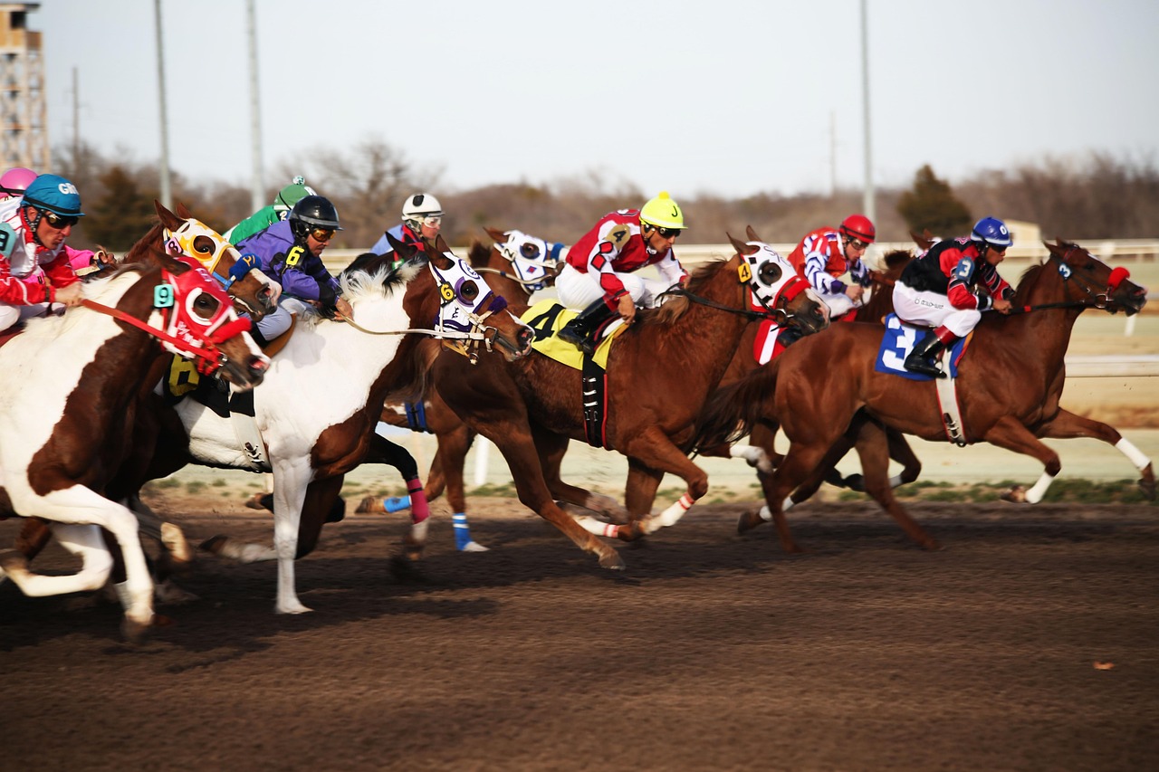 Grand National horse race at Aintree Racecourse Liverpool