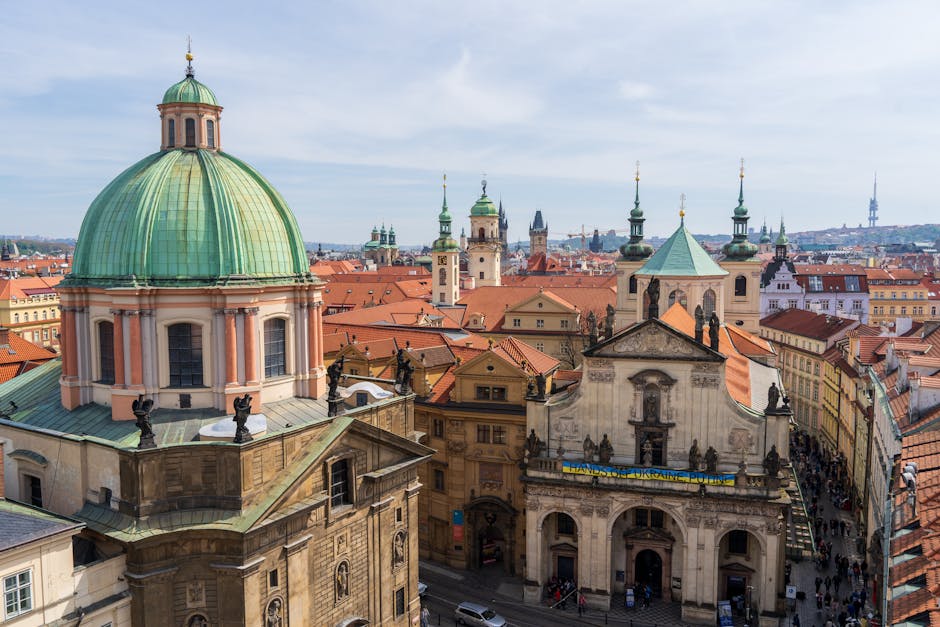 Historic Prague architecture in the Czech Republic