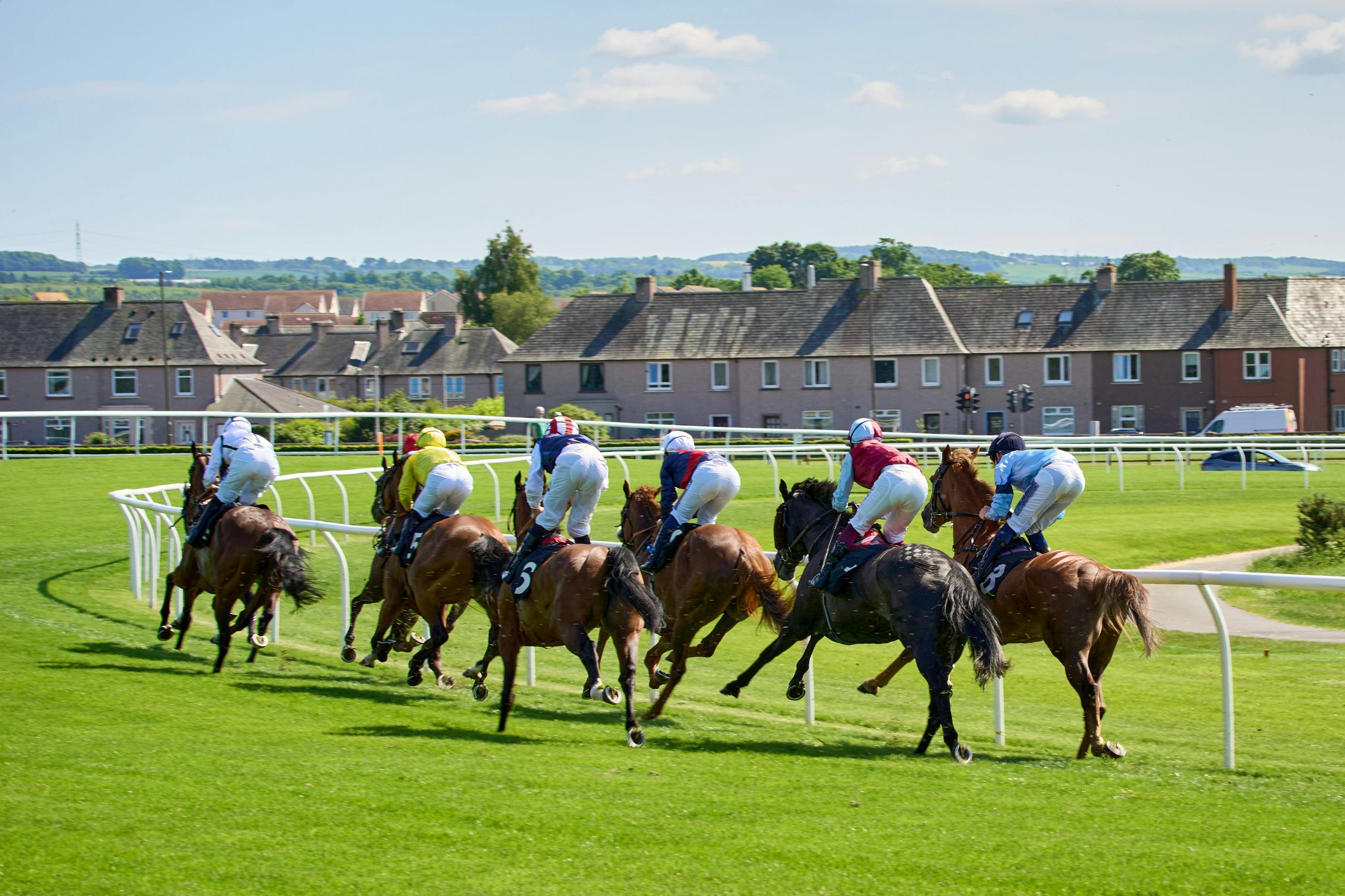 Chester Racecourse beside the River Dee